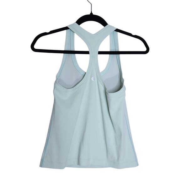 LULULEMON Cool Racerback Short Tank Top Crop Delicate Mint Women's 6 - Picture 2 of 5